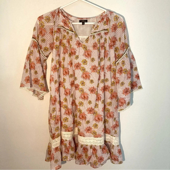 Velveteen‎ Jacqueline Floral Prairie Dress 12 - Picture 3 of 10